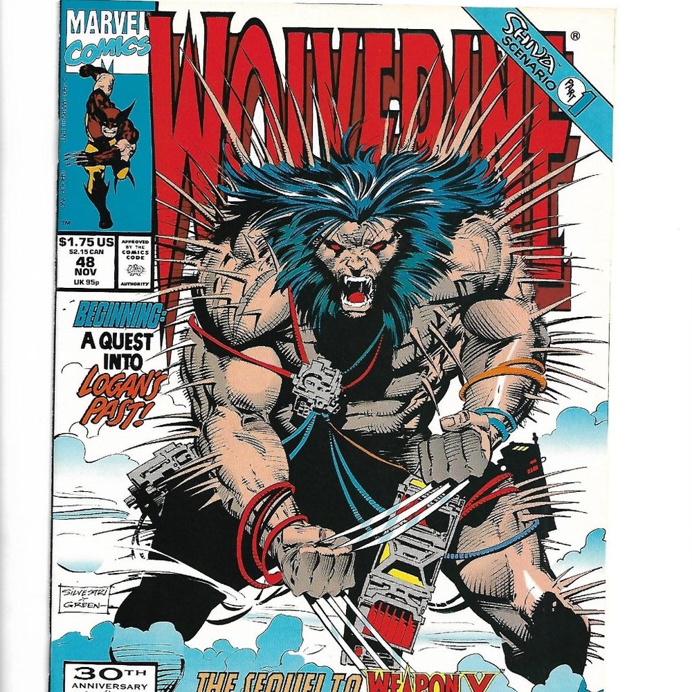 VintageMarvel: Wolverine NOV 48 1991